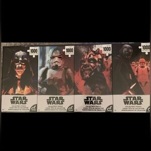 Star Wars Collectors Puzzle Set, Set of 4 1,000 Piece Puzzles